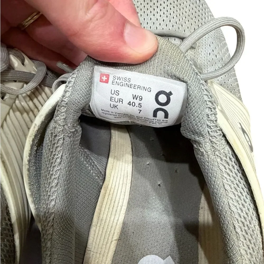 👟 On Running Cloudswift Shoes – Women’s 9 –‎ Gray & White